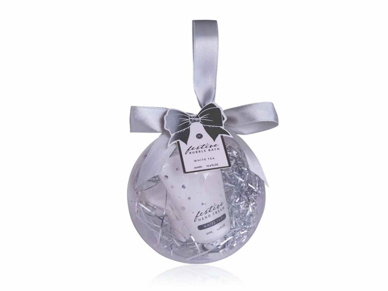 Set bagno palla di natale thè bianco 6056733