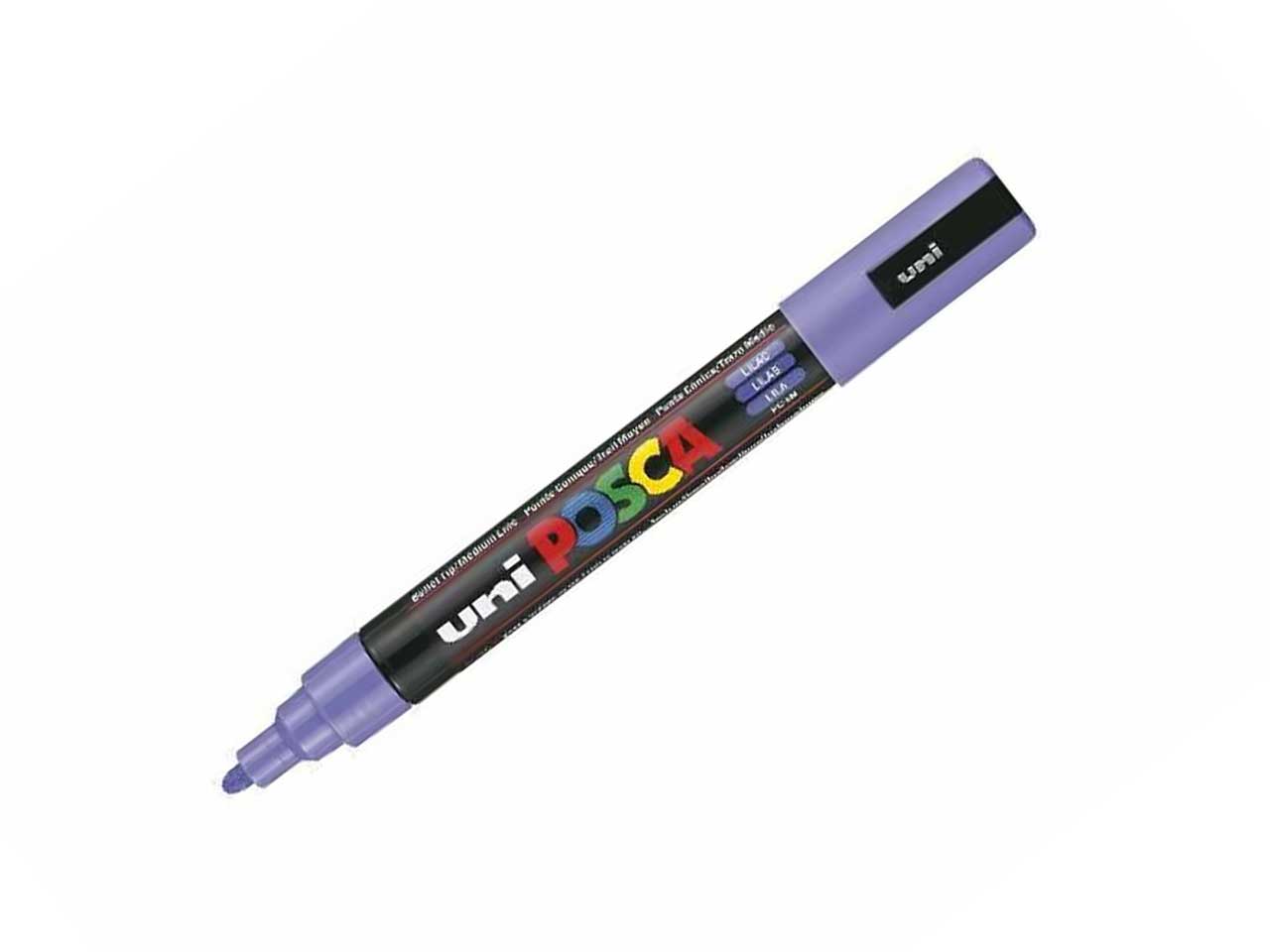 uni posca marcatore punta media lilla