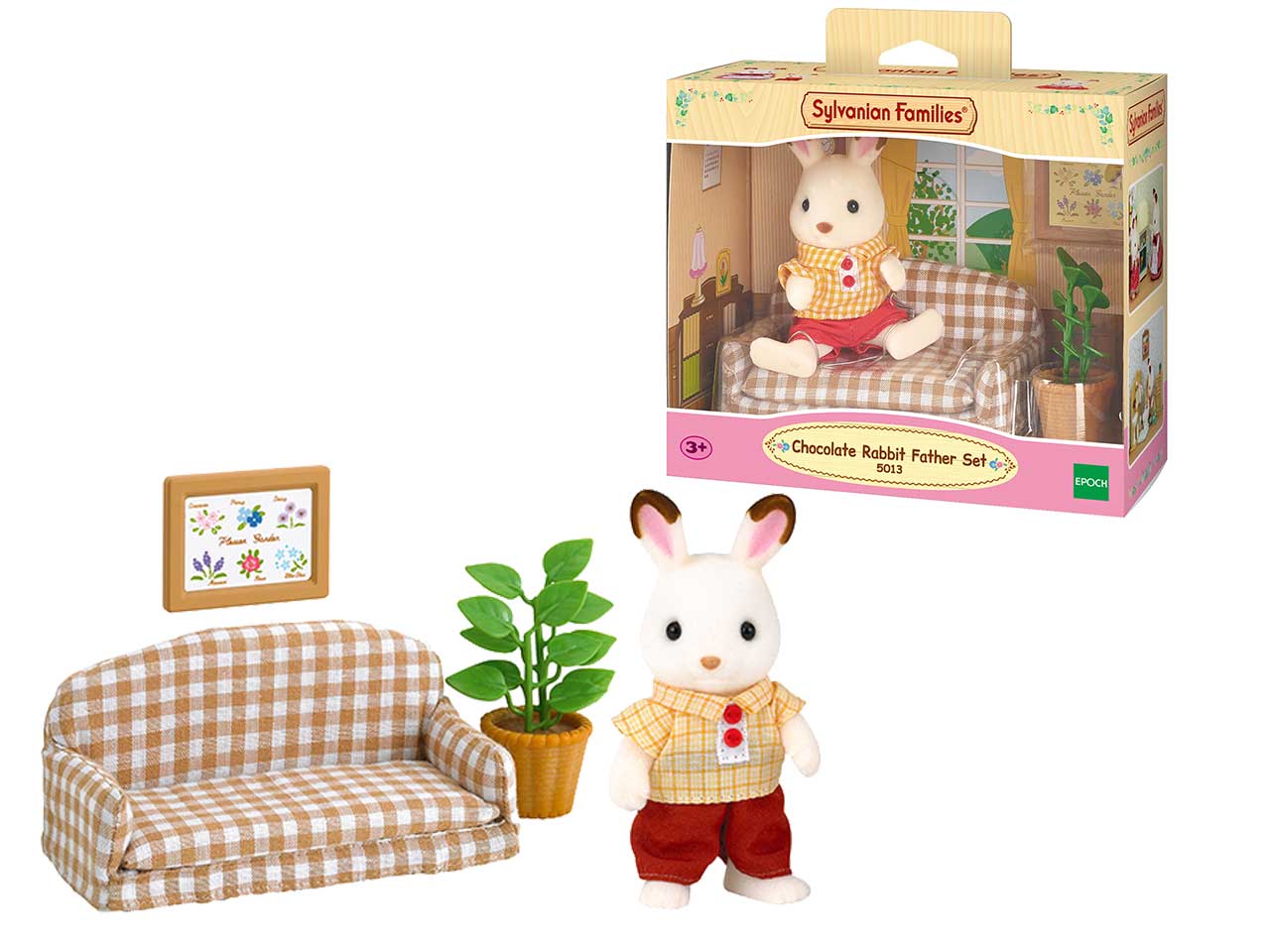 Sylvanian families papà coniglio e divano 5013
