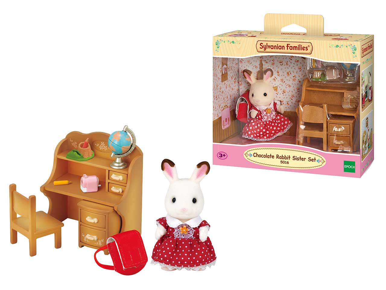 Sylvanian families sorella coniglio e scriv.5016