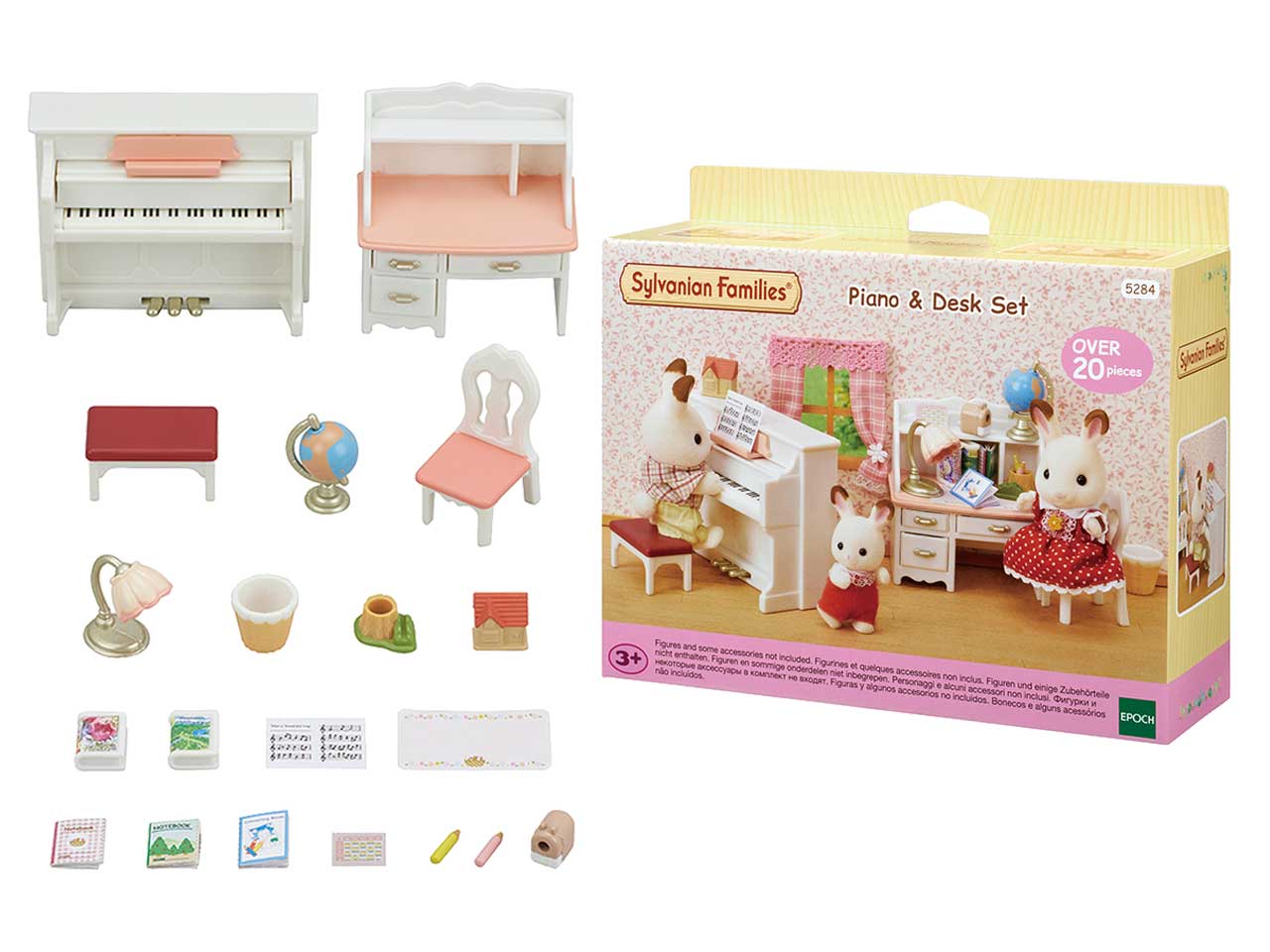Sylvanian families pianoforte e scrivania 5284