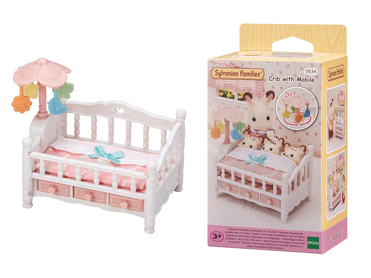 Sylvanian families culla c/giostrina 5534