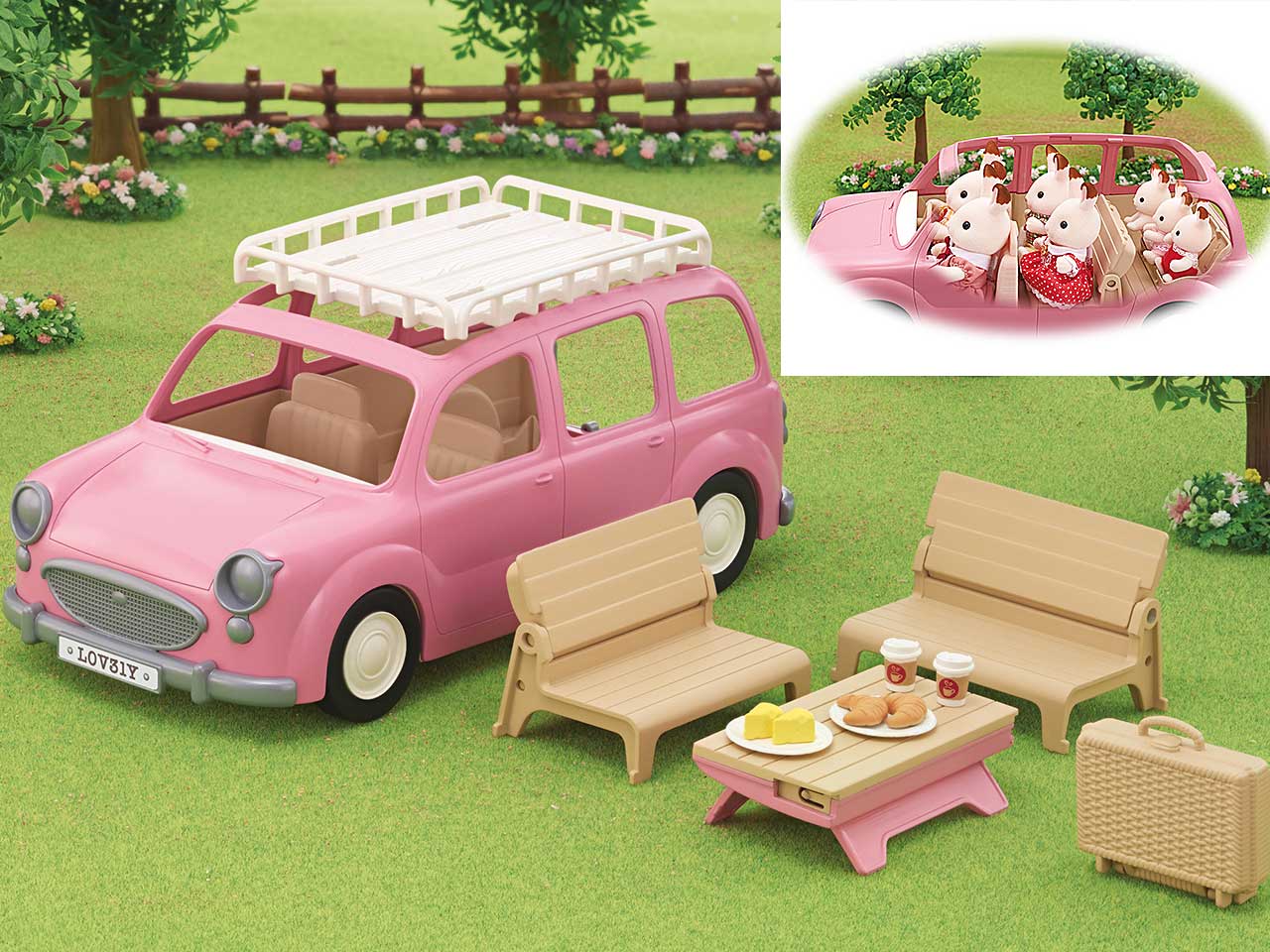 Sylvanian families furgoncino pic nic 5535