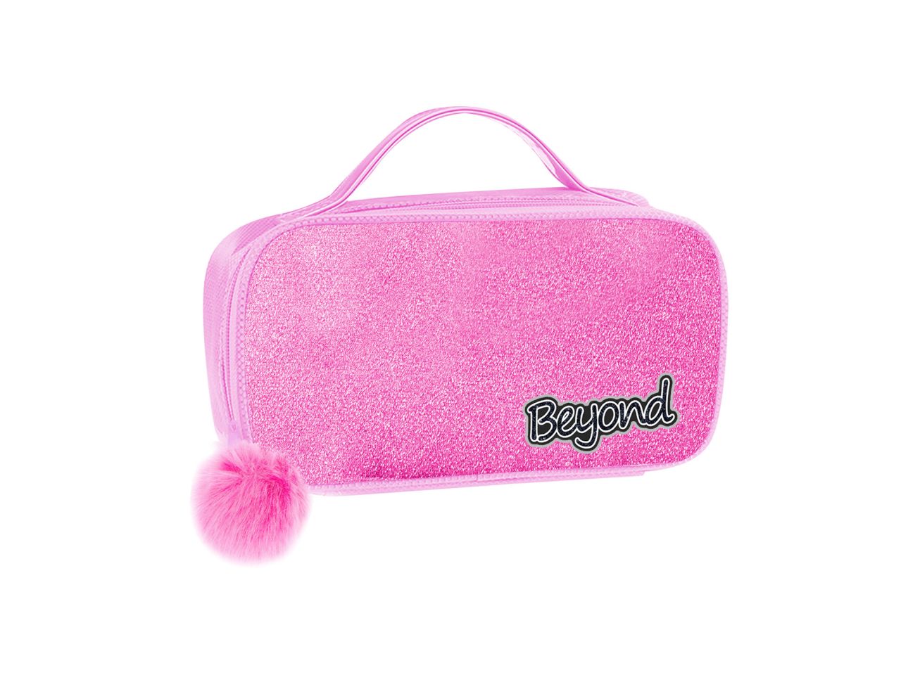 Bauletto trousse beyon glitter rosa