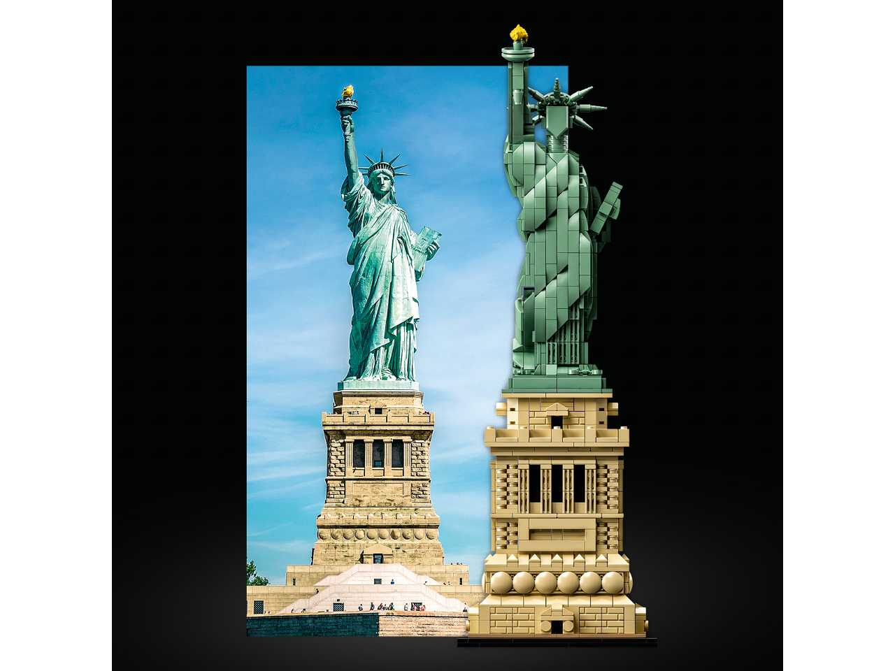 Lego architecture statua della libertà.