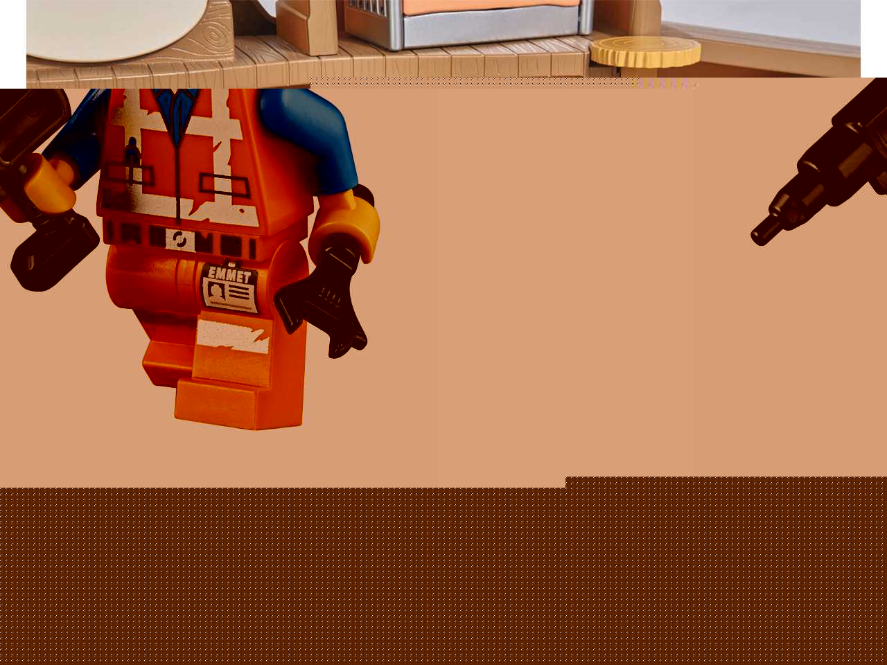 Lego movie 2 emmet e l'officina aggiustatutto di benny! - 70821.