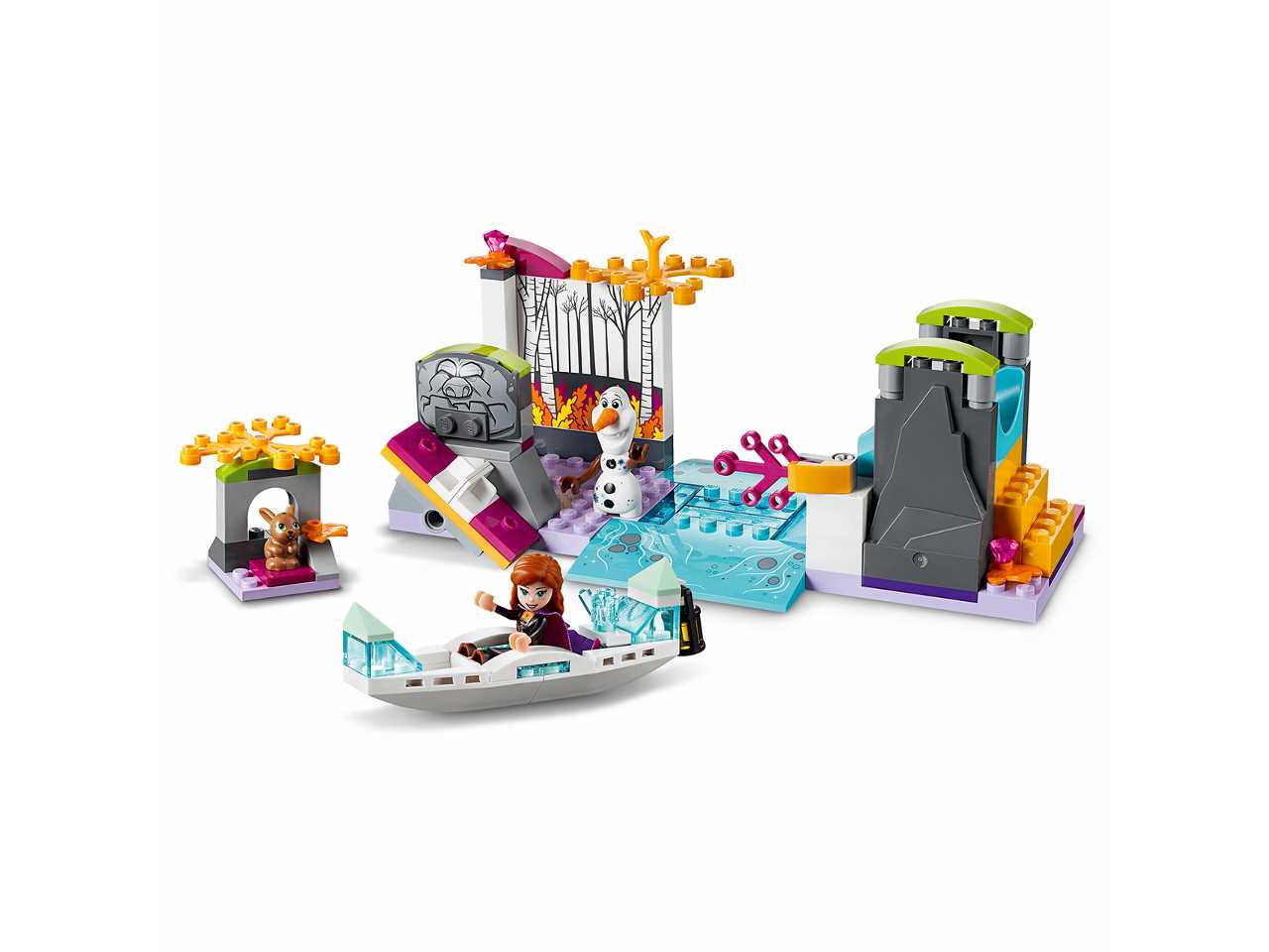 lego disney frozen spedizione sulla canoa di anna.