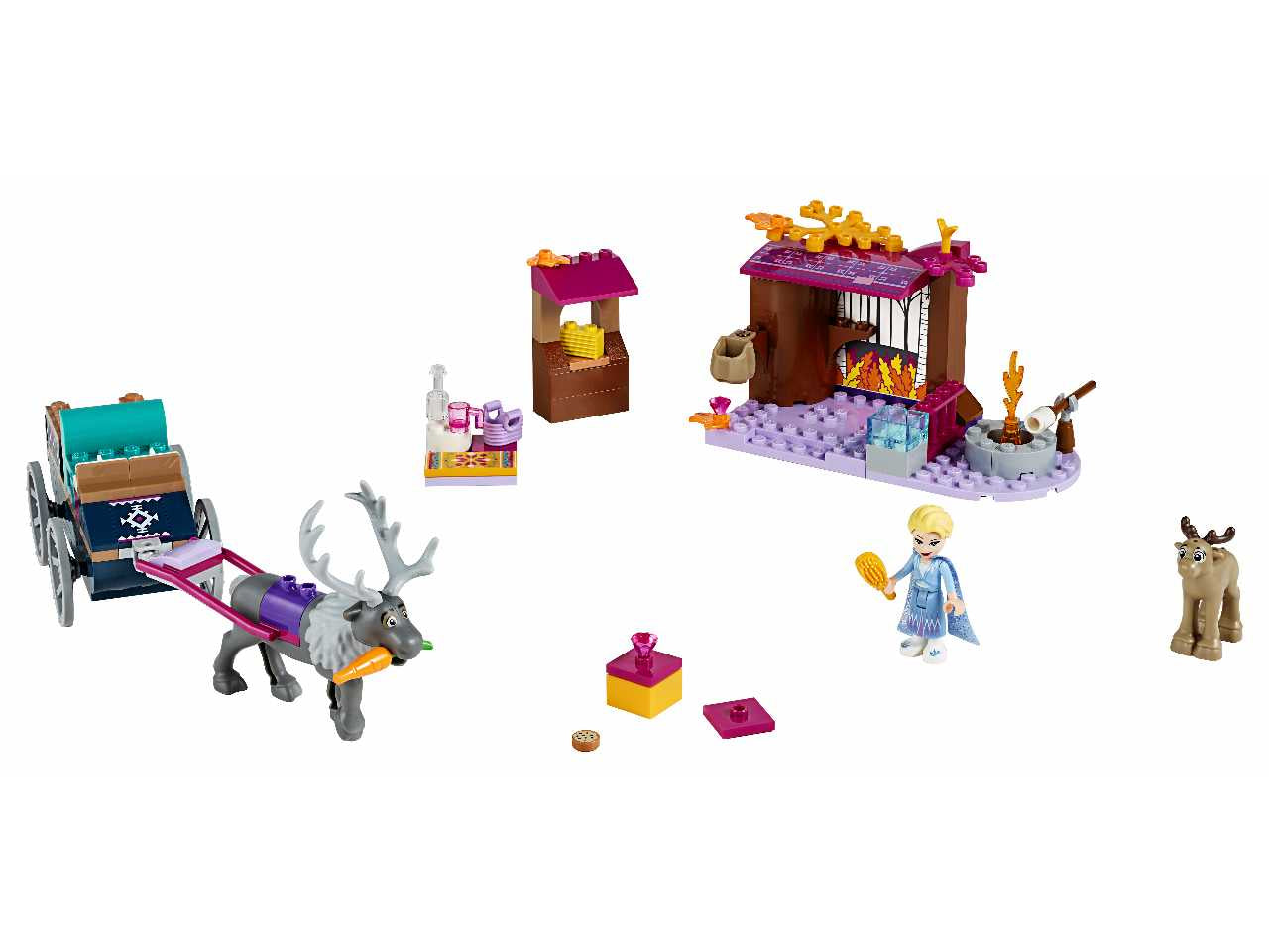 Lego disney frozen l'avventura sul carro di elsa.