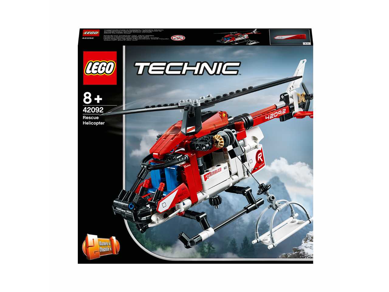 lego technic elicottero di salvataggio.