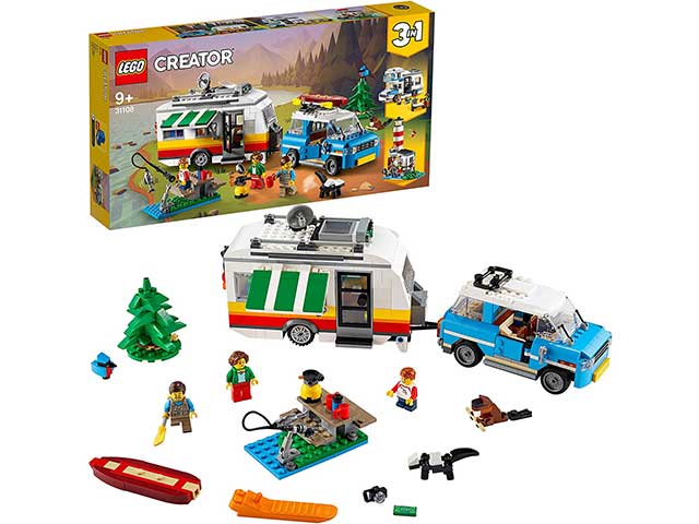 Lego creator vacanze in roulotte 31108