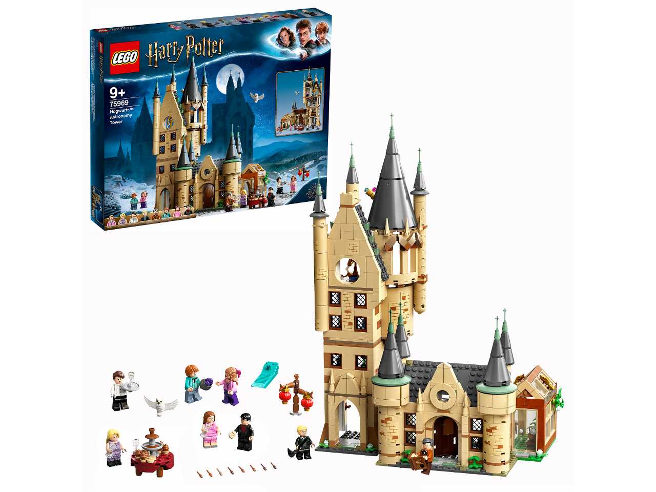 lego harry potter torre di astronomia di hogwarts.