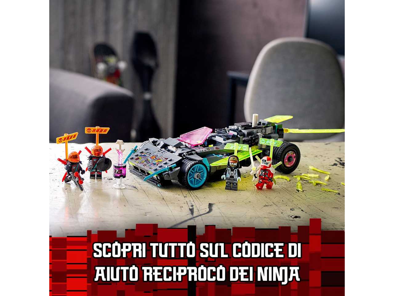 Lego ninjago la macchina - tuner dei ninja.