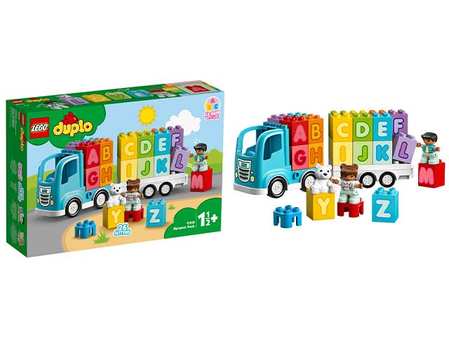 lego duplo camion dell'alfabeto 10915