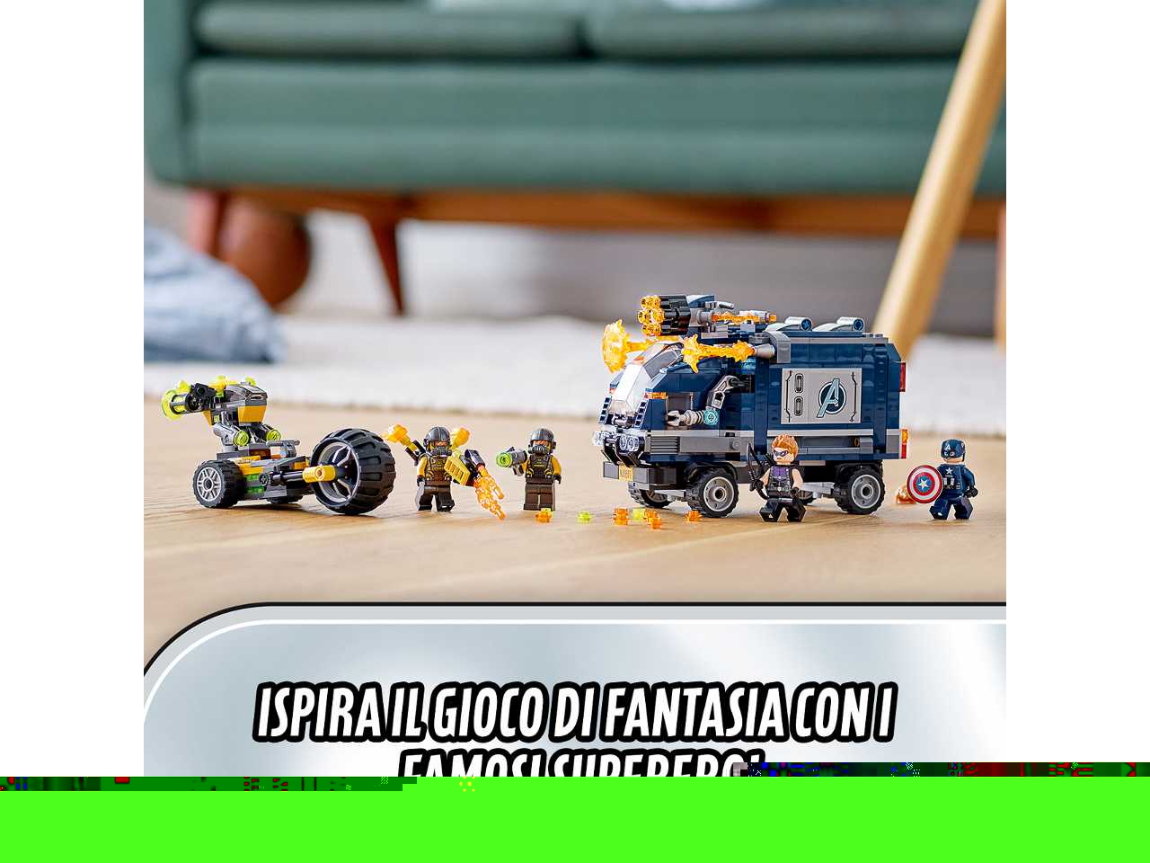 Lego marvel avengers movie 4 avengers - attacco del camion.