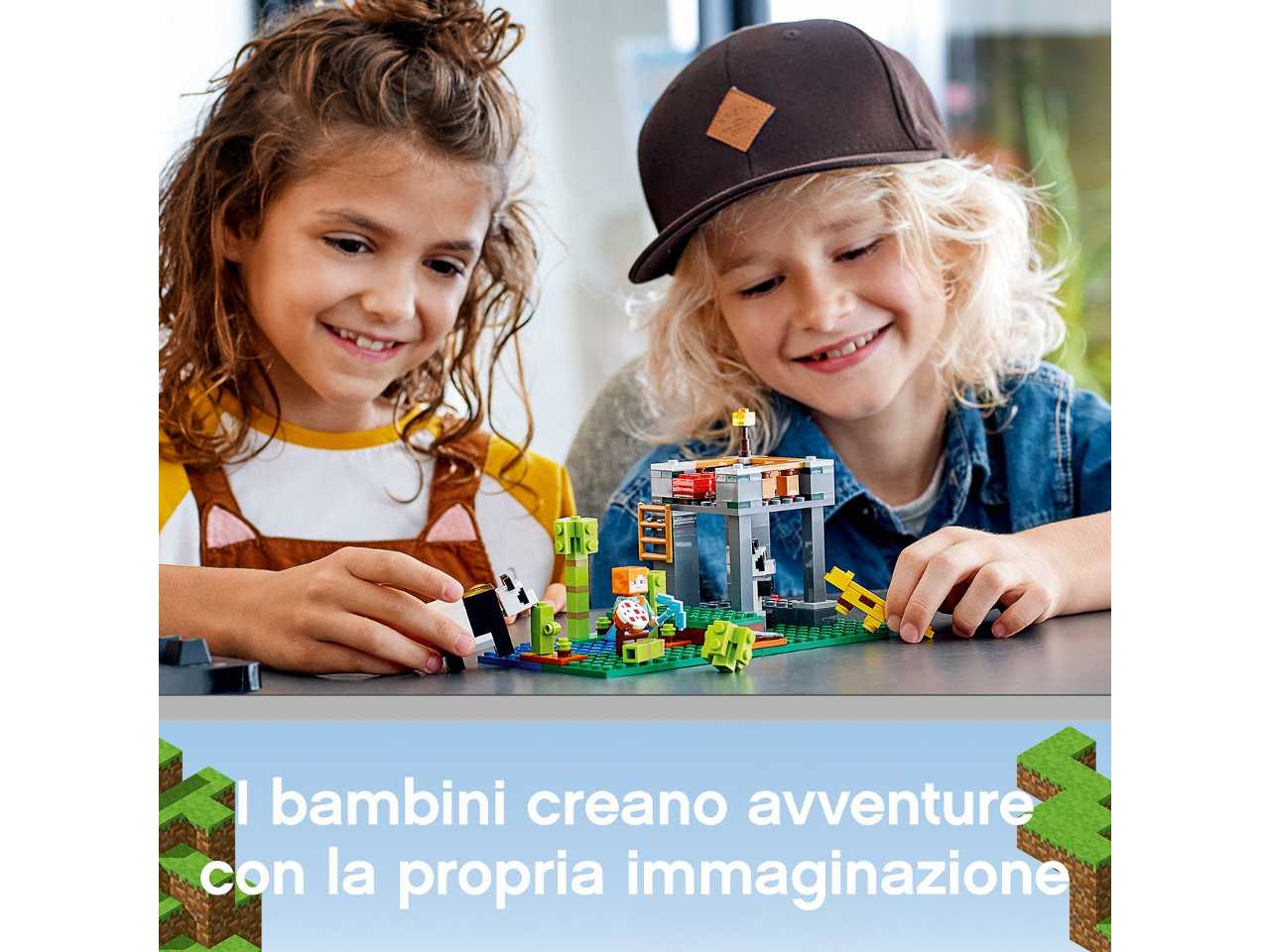 lego minecraft l’allevamento di panda.