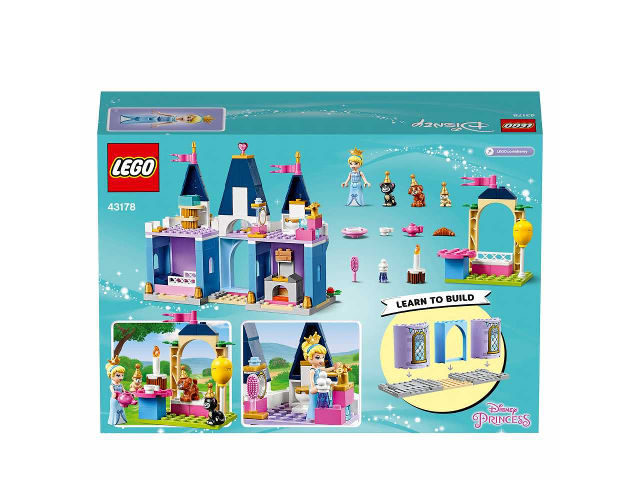 Lego disney princess la festa al castello di cenerentola - 43178.