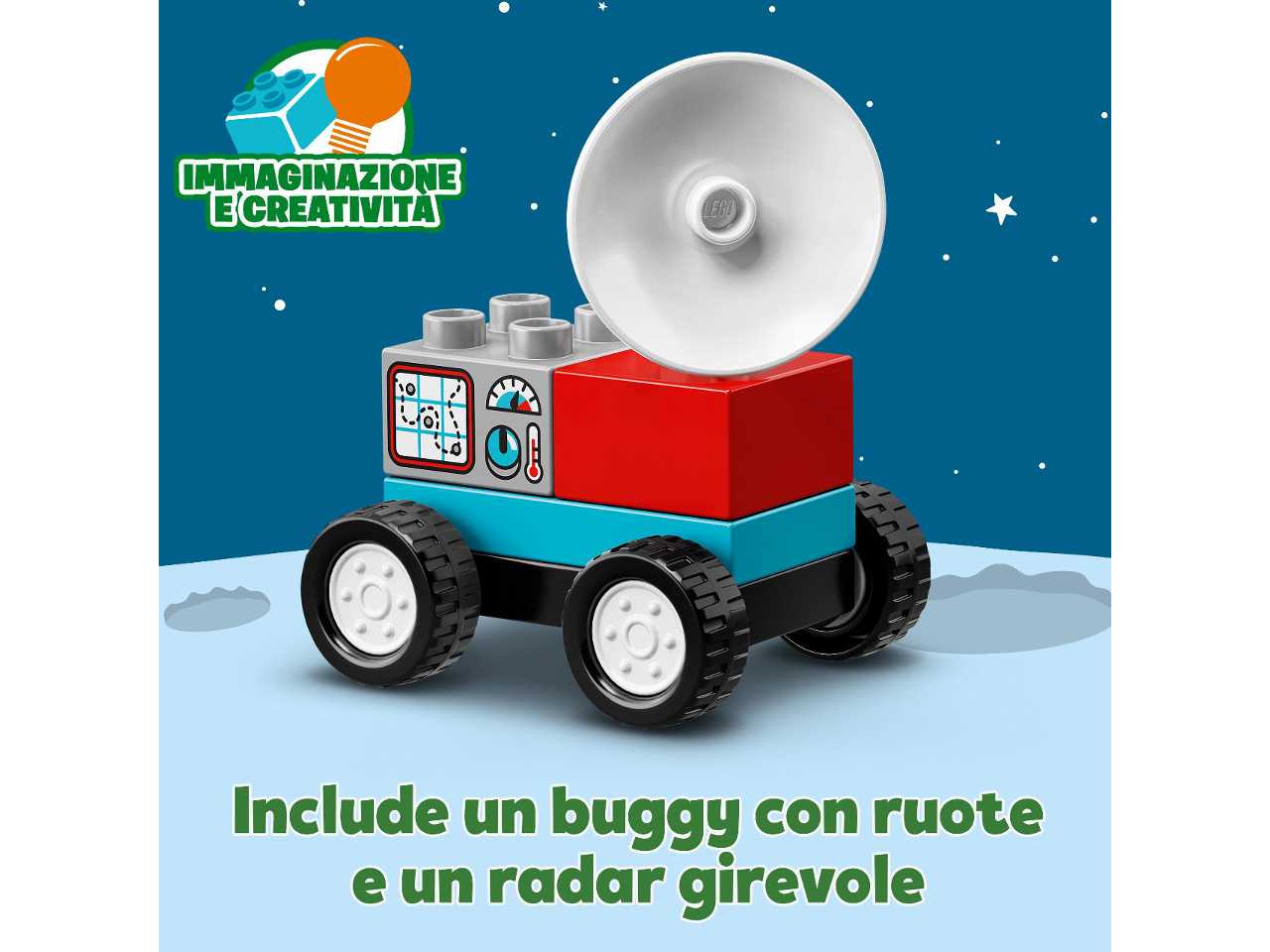 Lego duplo missione dello space shuttle.