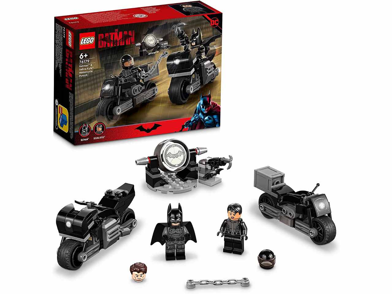 Lego dc inseg.sulla moto di batman76179