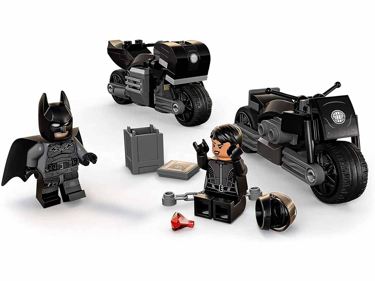 Lego dc inseg.sulla moto di batman76179