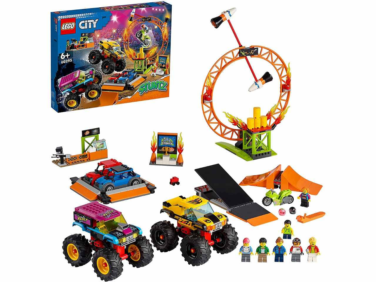 Lego city arena dello stunt show 60295