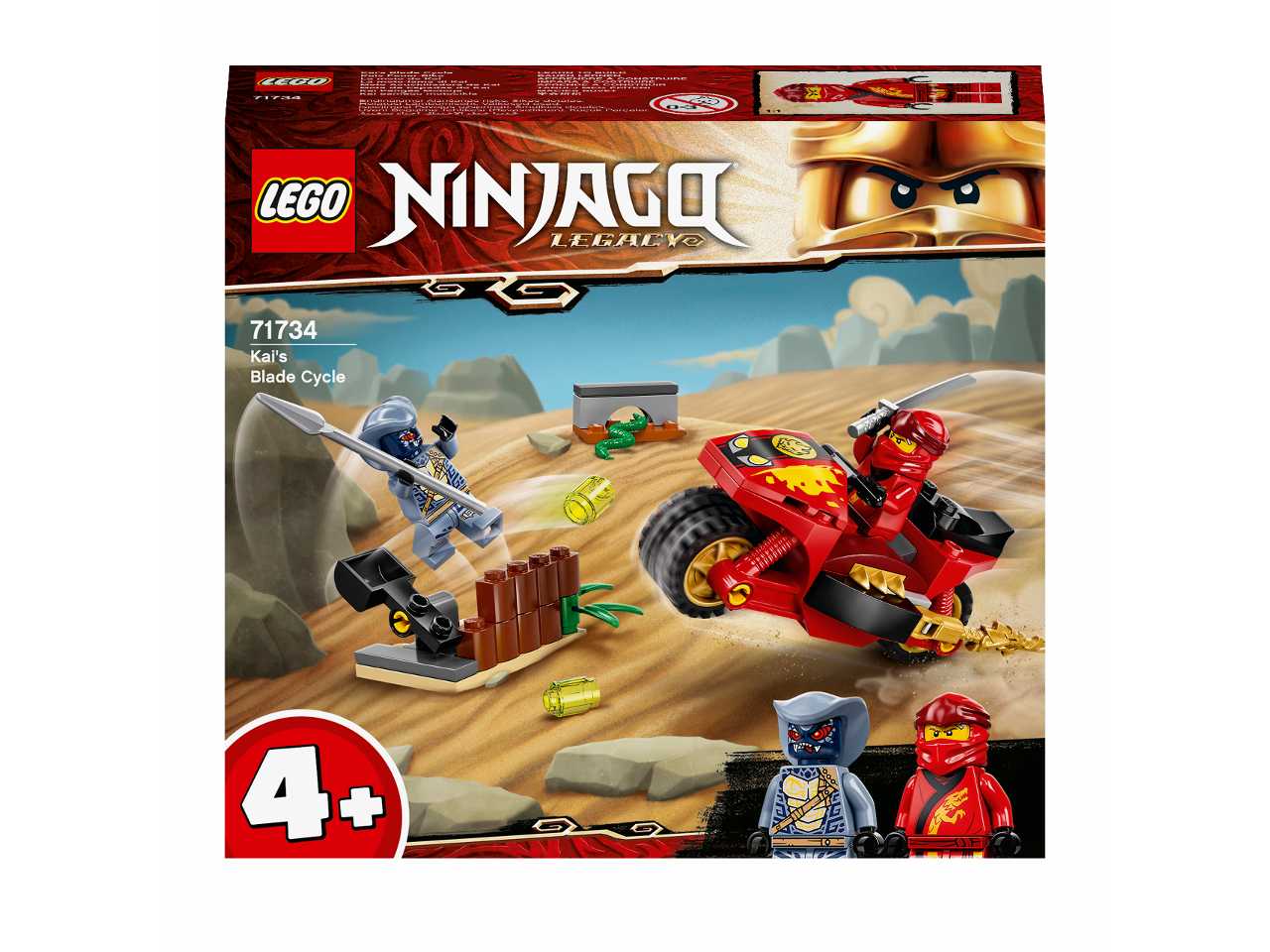 Lego ninjago la moto di kai.