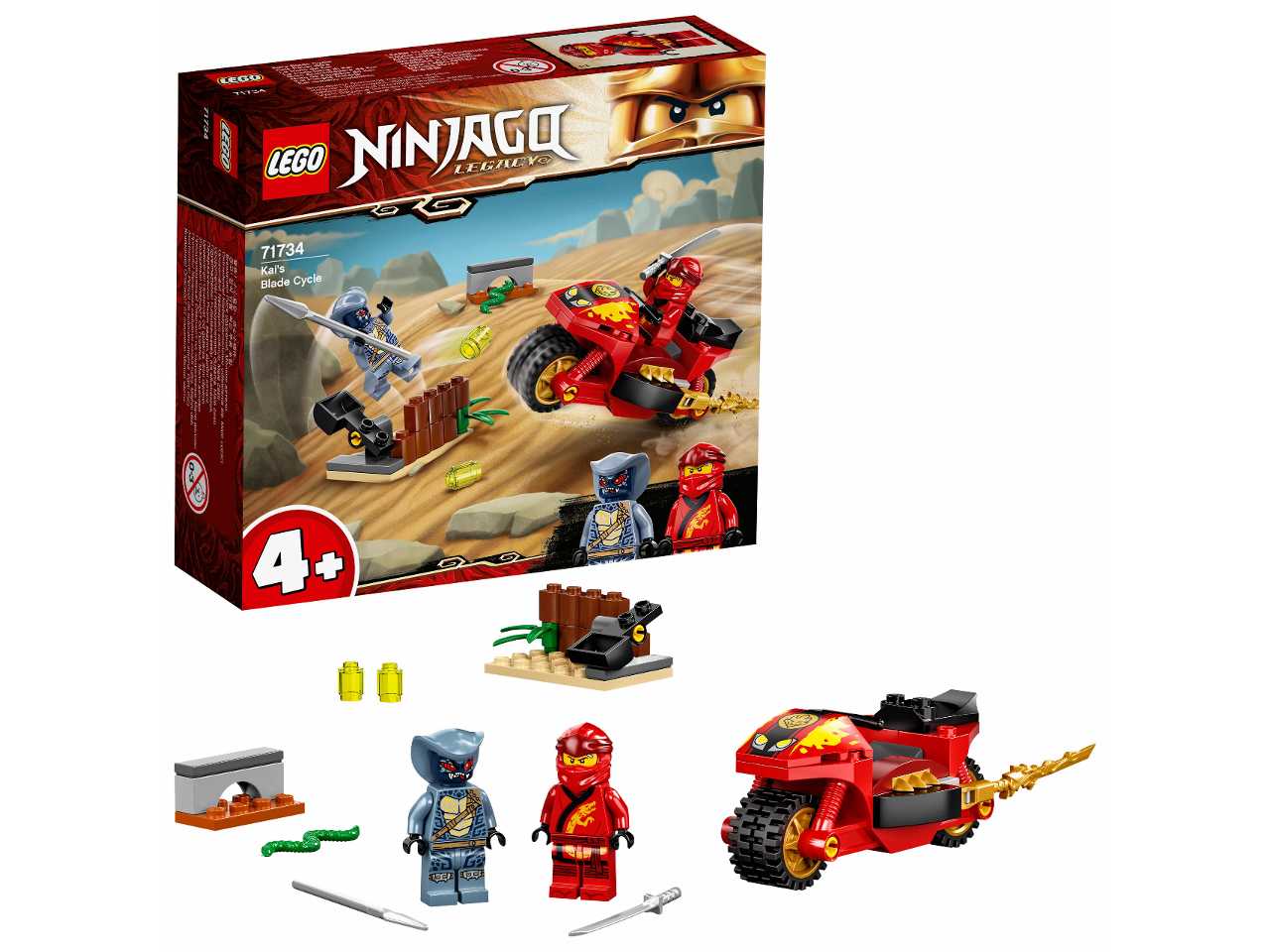 Lego ninjago la moto di kai.