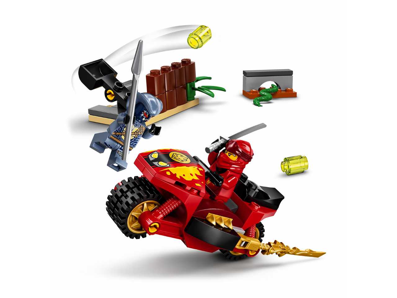 Lego ninjago la moto di kai.