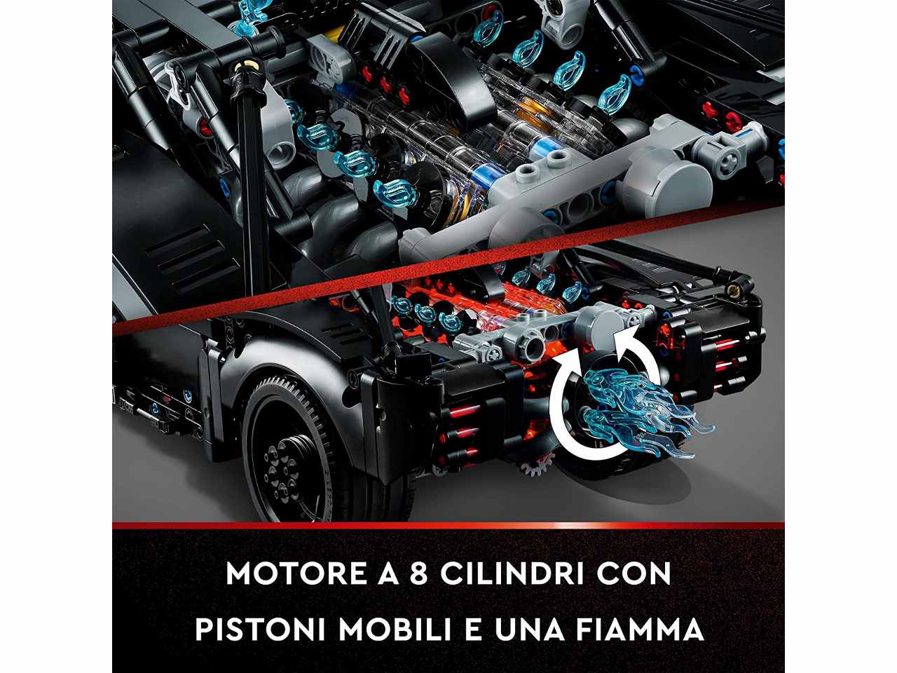 Lego technic batmobile di batman 42127
