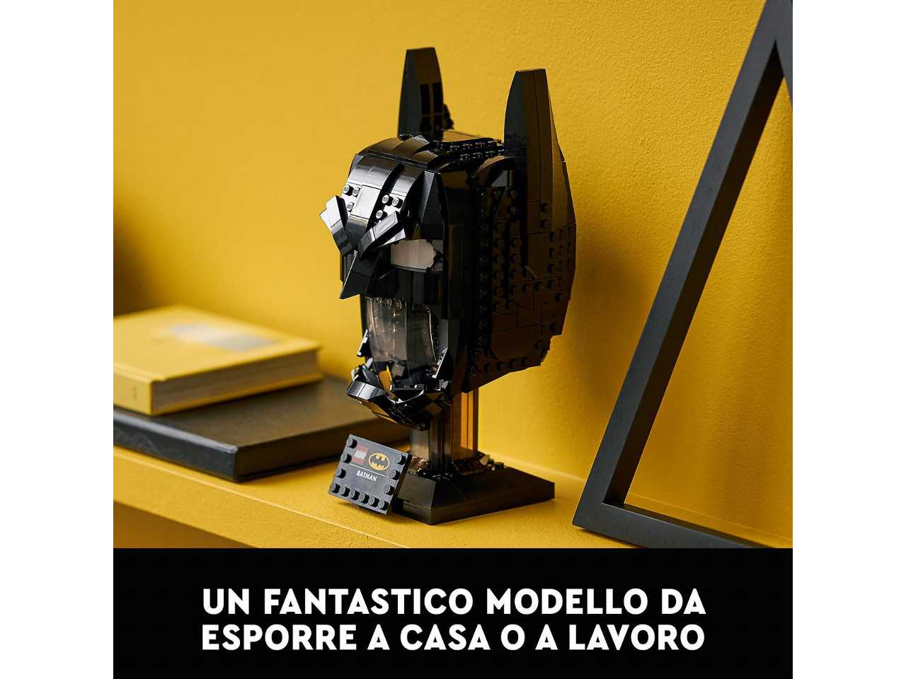 Lego dc comics super heroes cappuccio di batman.