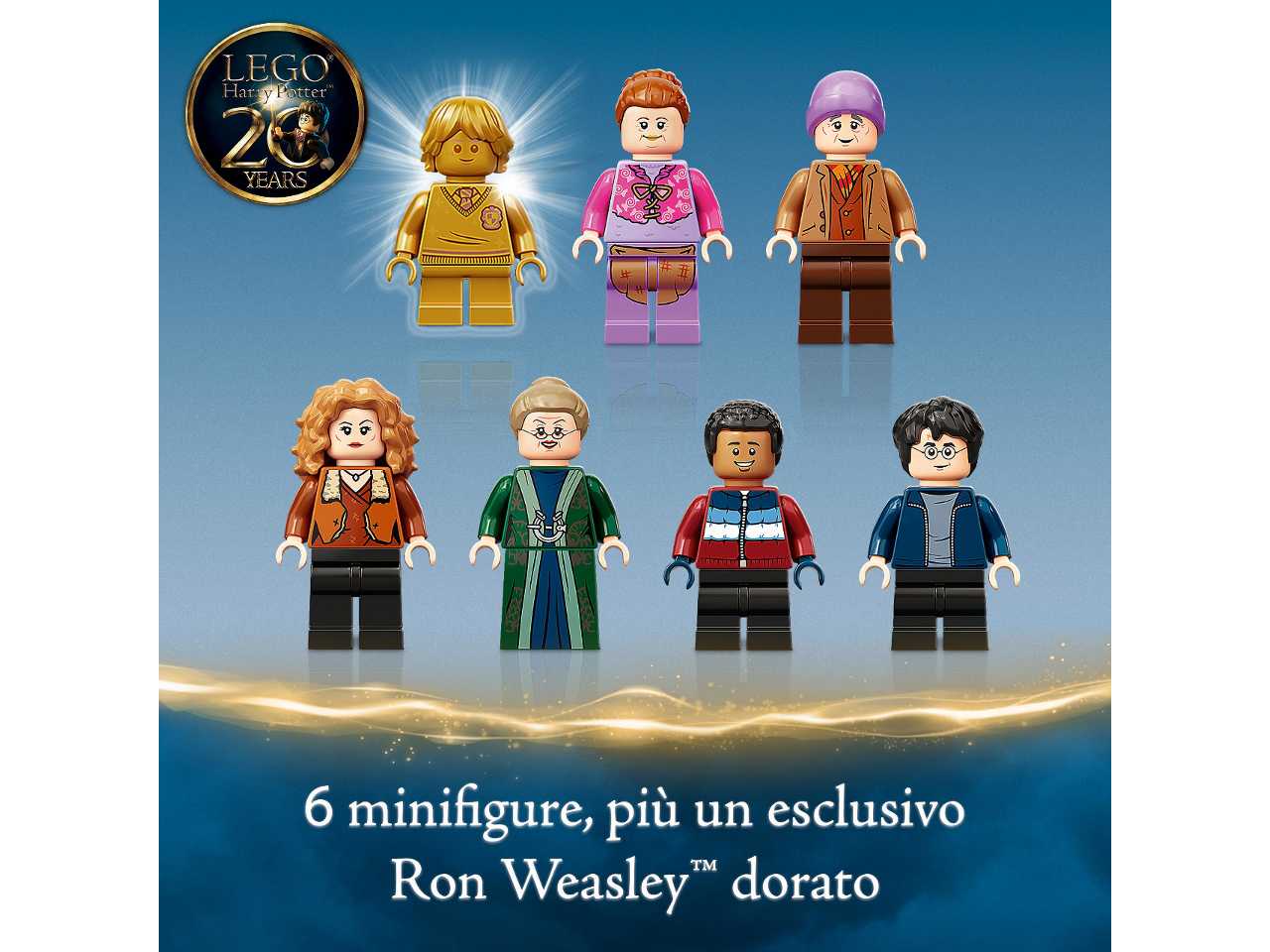 Lego harry potter visita al villaggio di hogsmeade.