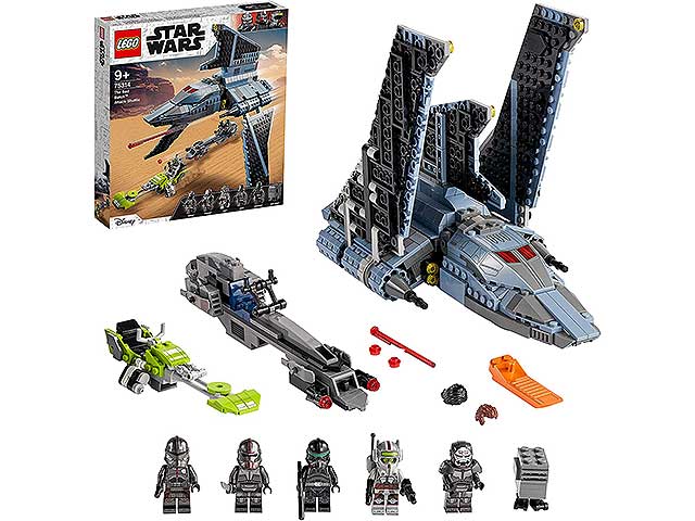 Lego star wars shuttle di att.the bad batch 75314