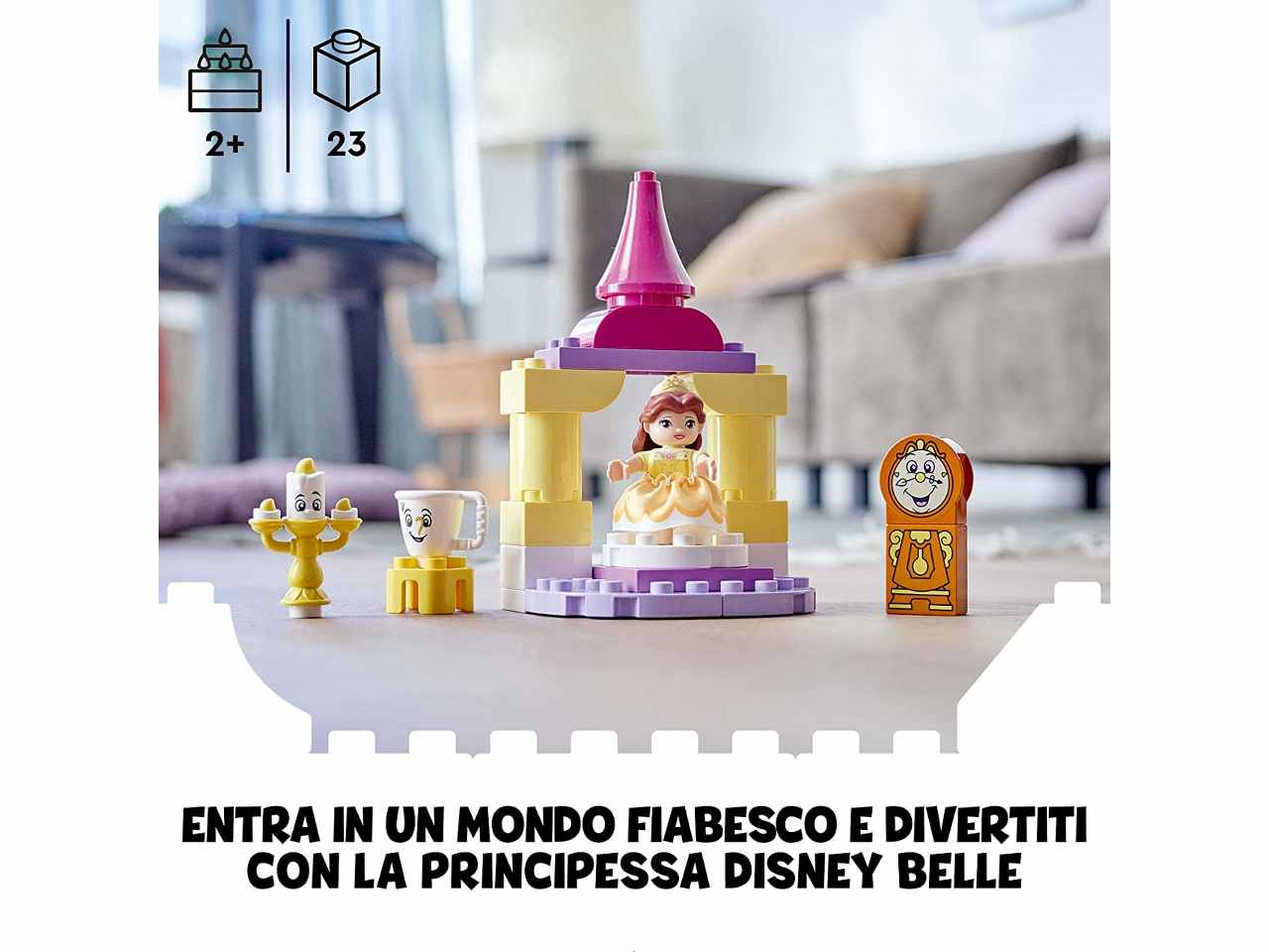 Lego duplo princess la sala di belle 10960
