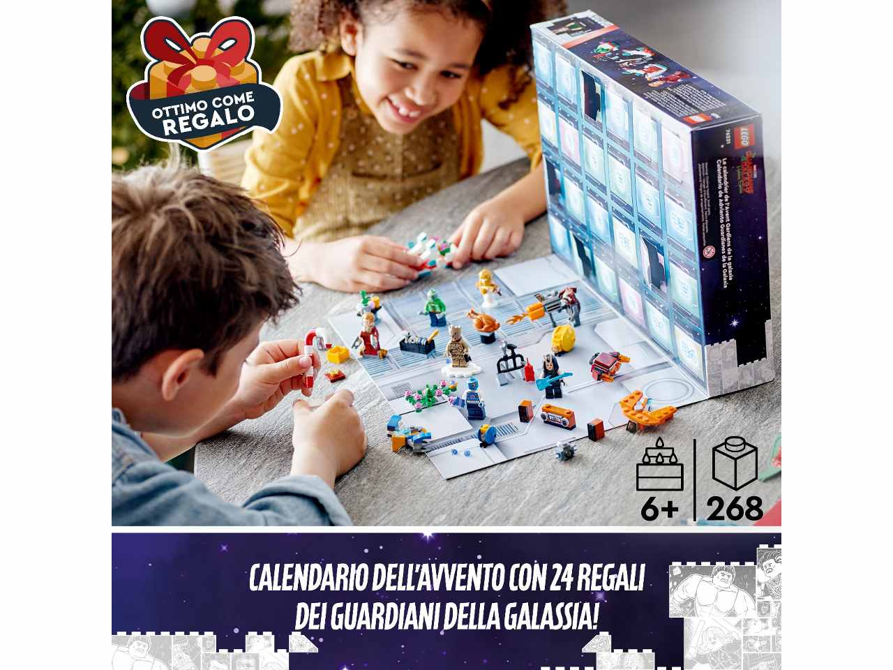 Lego marvel calendario avvento 76231