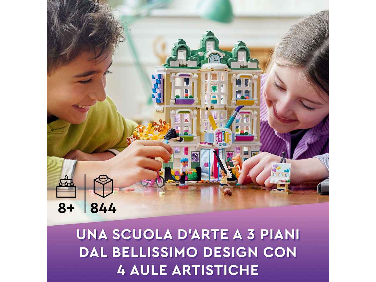 Lego friends la scuola darte di emma 41711