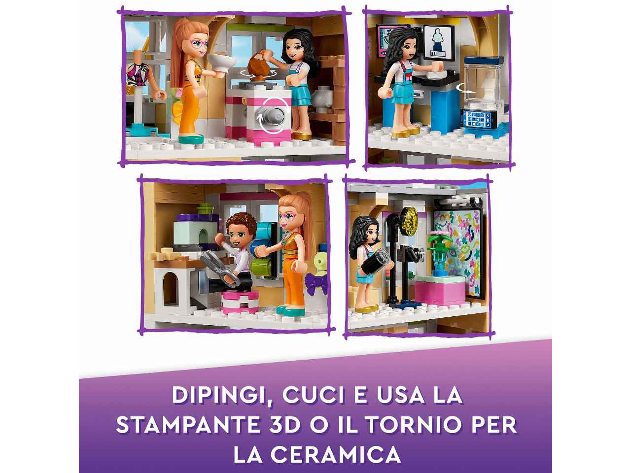 Lego friends la scuola darte di emma 41711