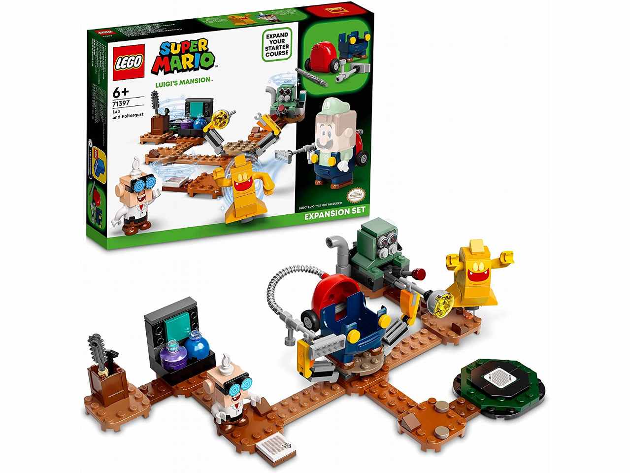 Lego super mario labor.di luigi 71397