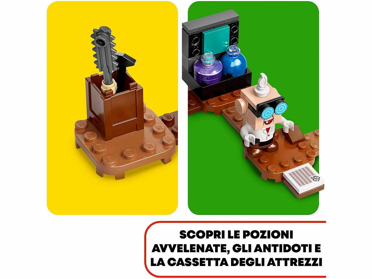 Lego super mario labor.di luigi 71397