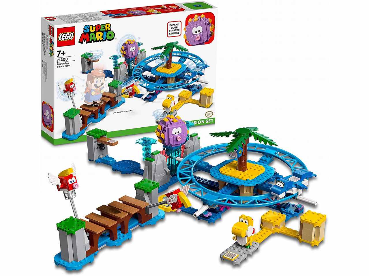 Lego super mario spiaggia del ricciospino 71400