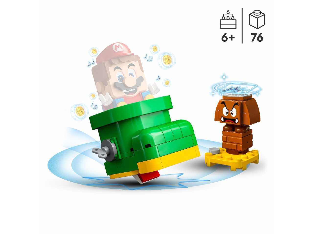 Lego super mario pack espansione scarpa del goomba