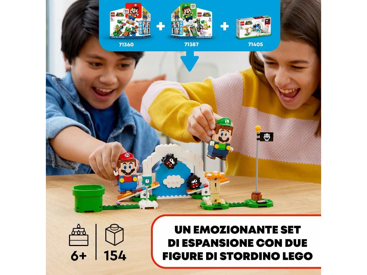 Lego super mario pack espansione pinne di stordino