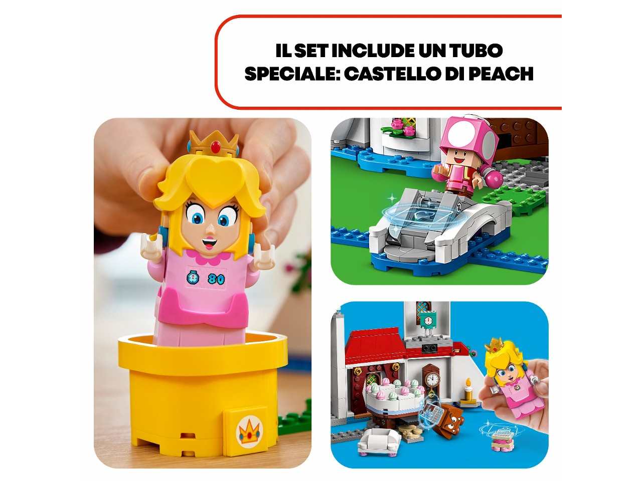 Lego super mario pack espansione castello di peach