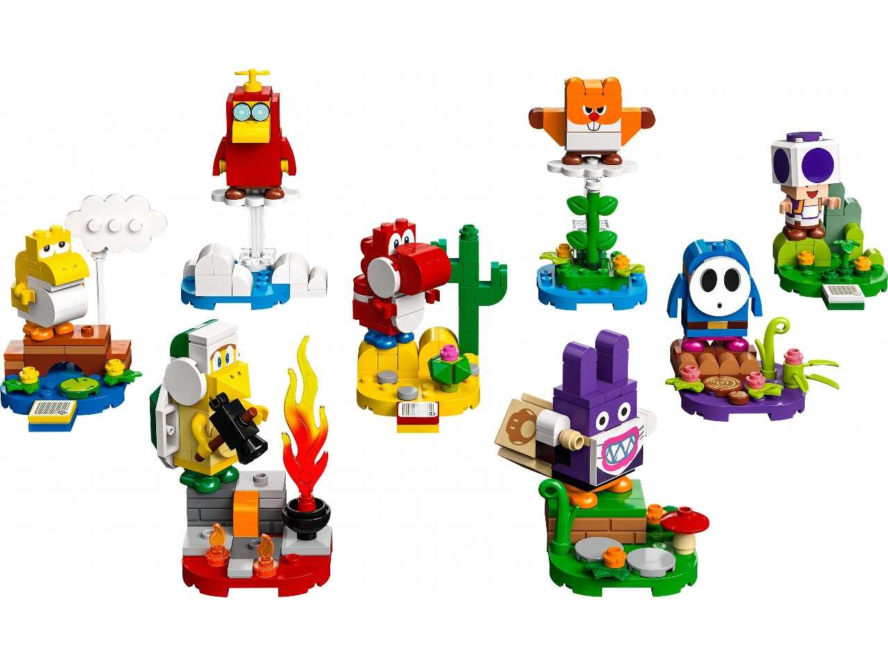 Lego super mario personaggi 5 personaggi
