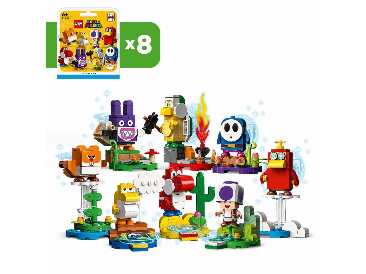 Lego super mario personaggi 5 personaggi