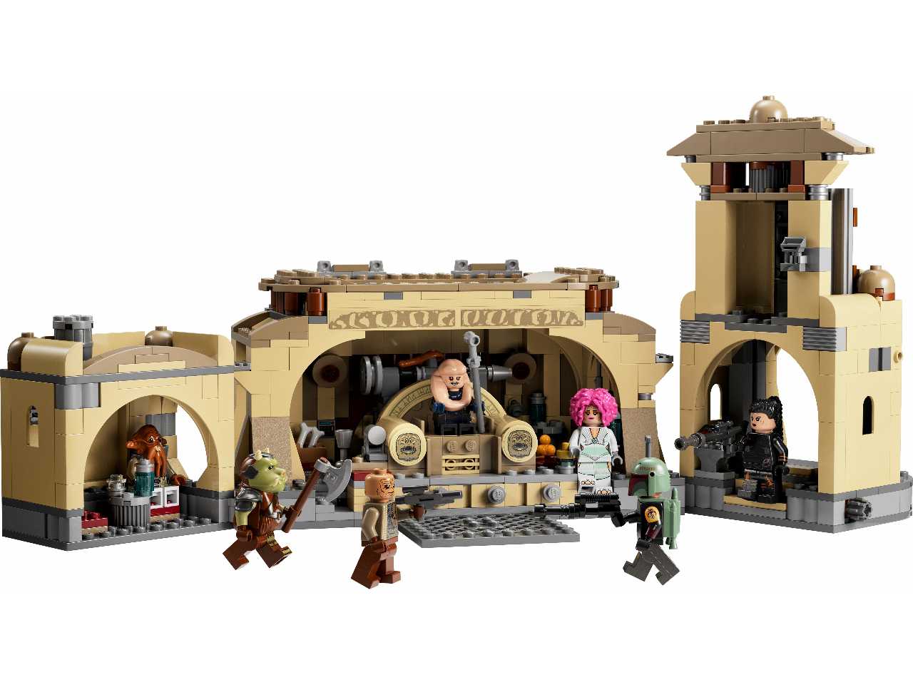 Lego la sala del trono di boba fett.