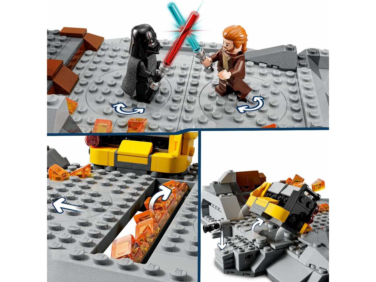 Lego star wars obi-wan kenobi vs darth vader