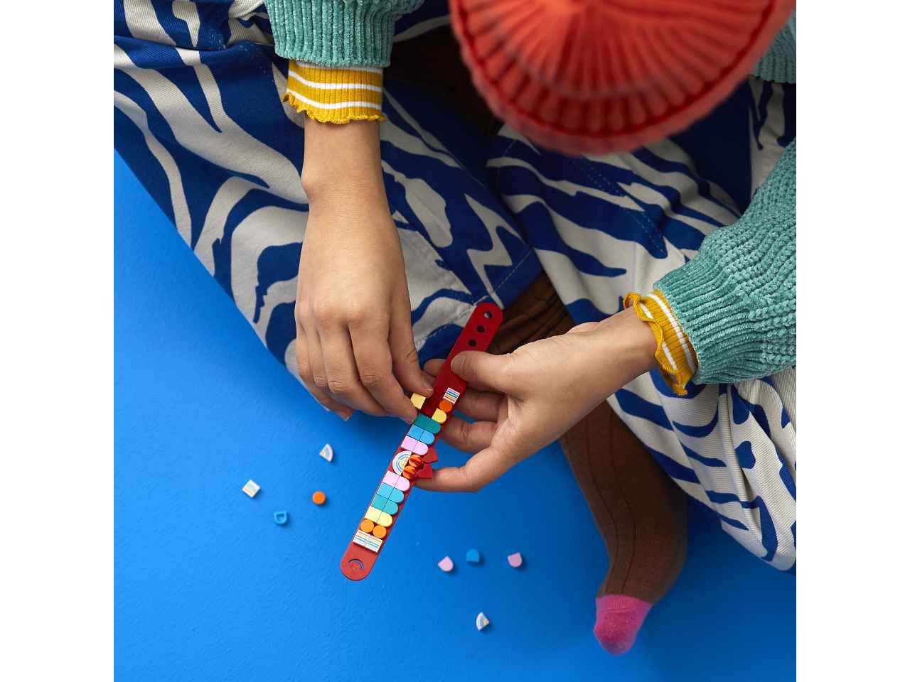 Lego dots braccialetto arcobaleno 41953
