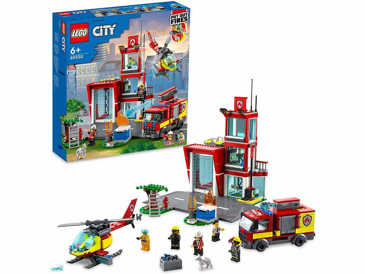 Lego city caserma dei pompieri 60320