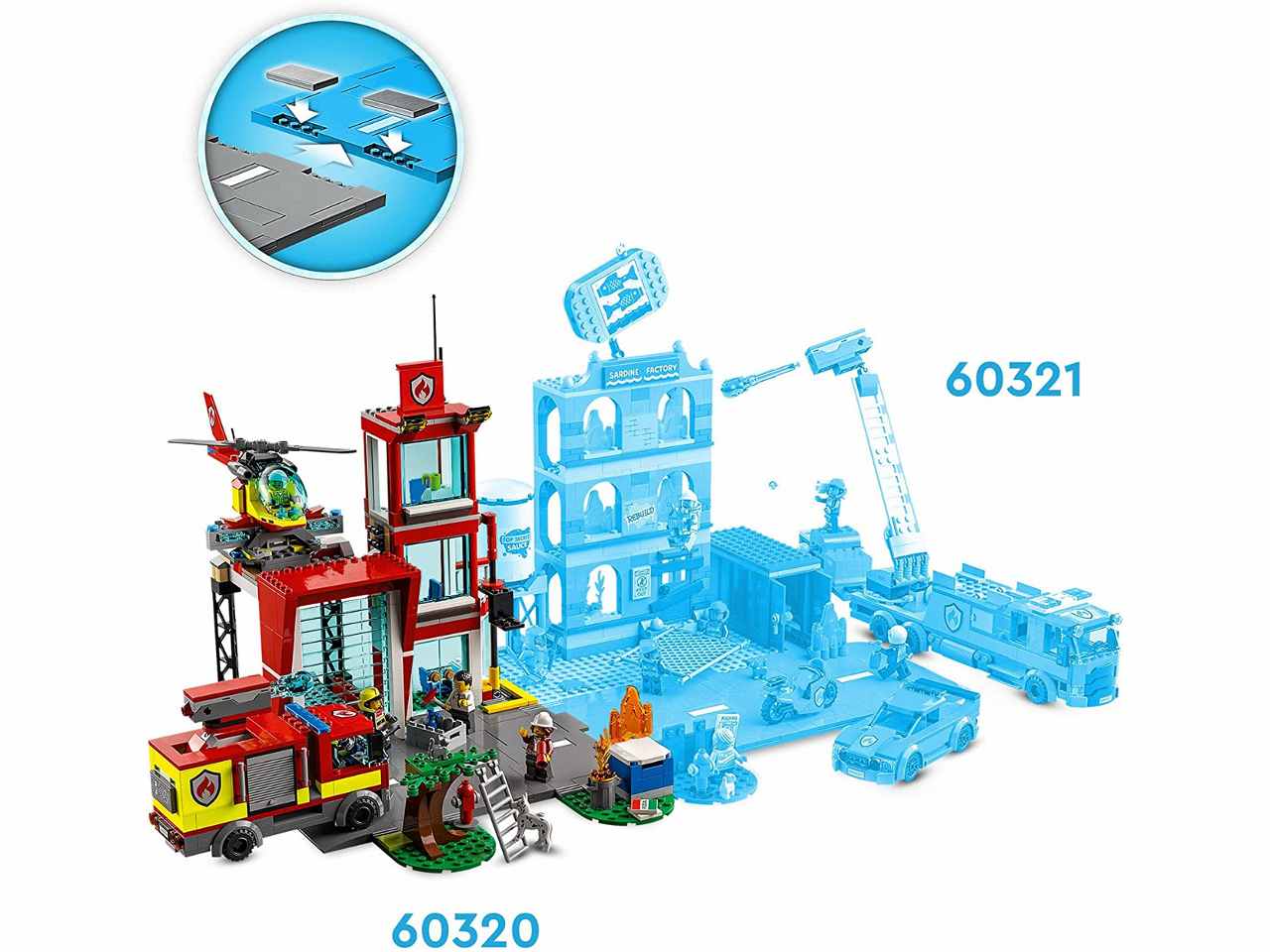 Lego city caserma dei pompieri 60320