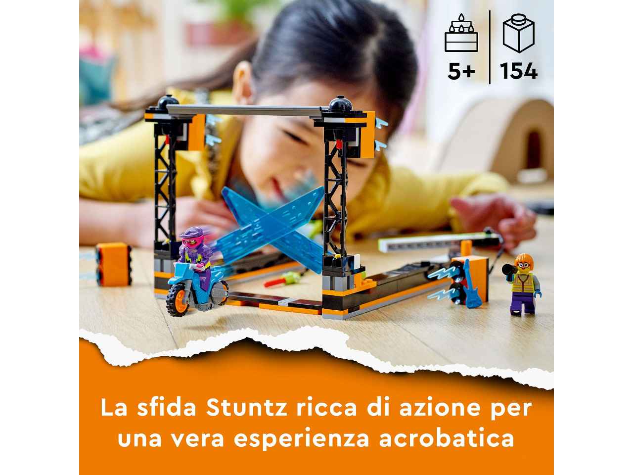 Lego city sfida acrob.delle lame 60340