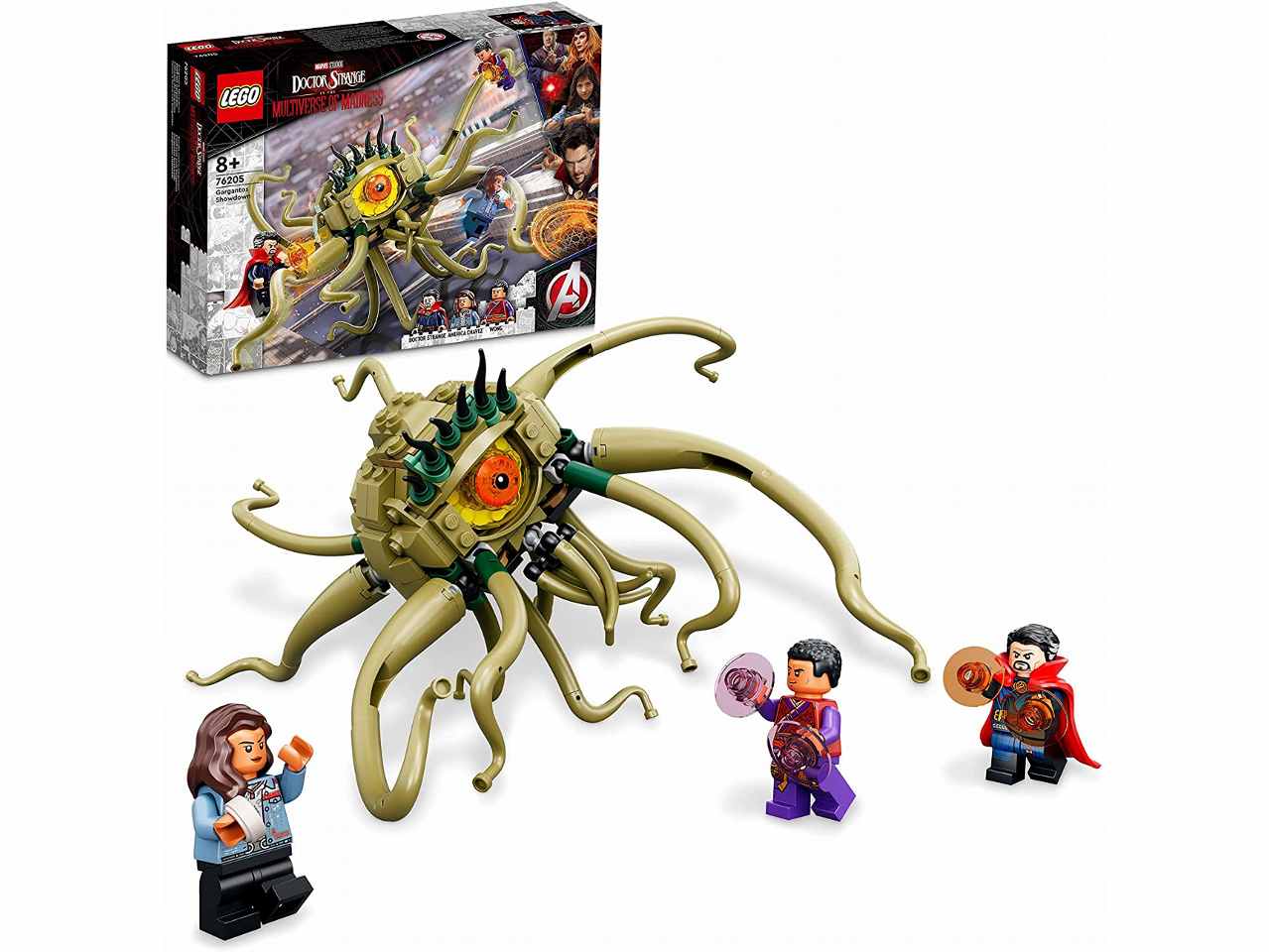 Lego marvel faccia a faccia c/gargantos 76205